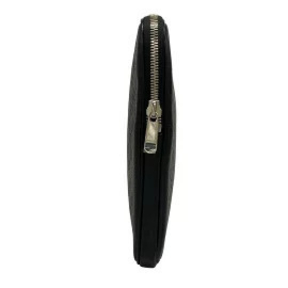 Gucci Guccissima Clutch Bag Black Leather
